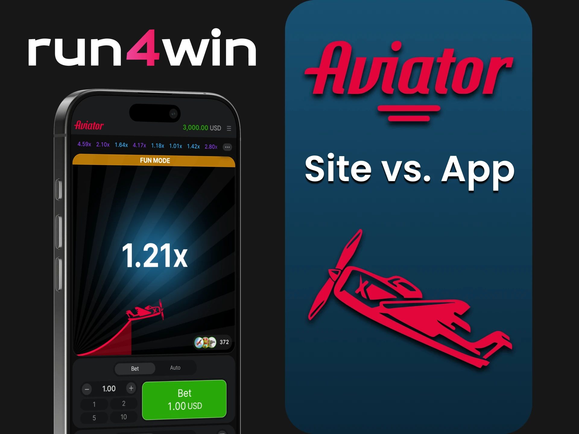Discover the main differences between the Run4win app and the website.
