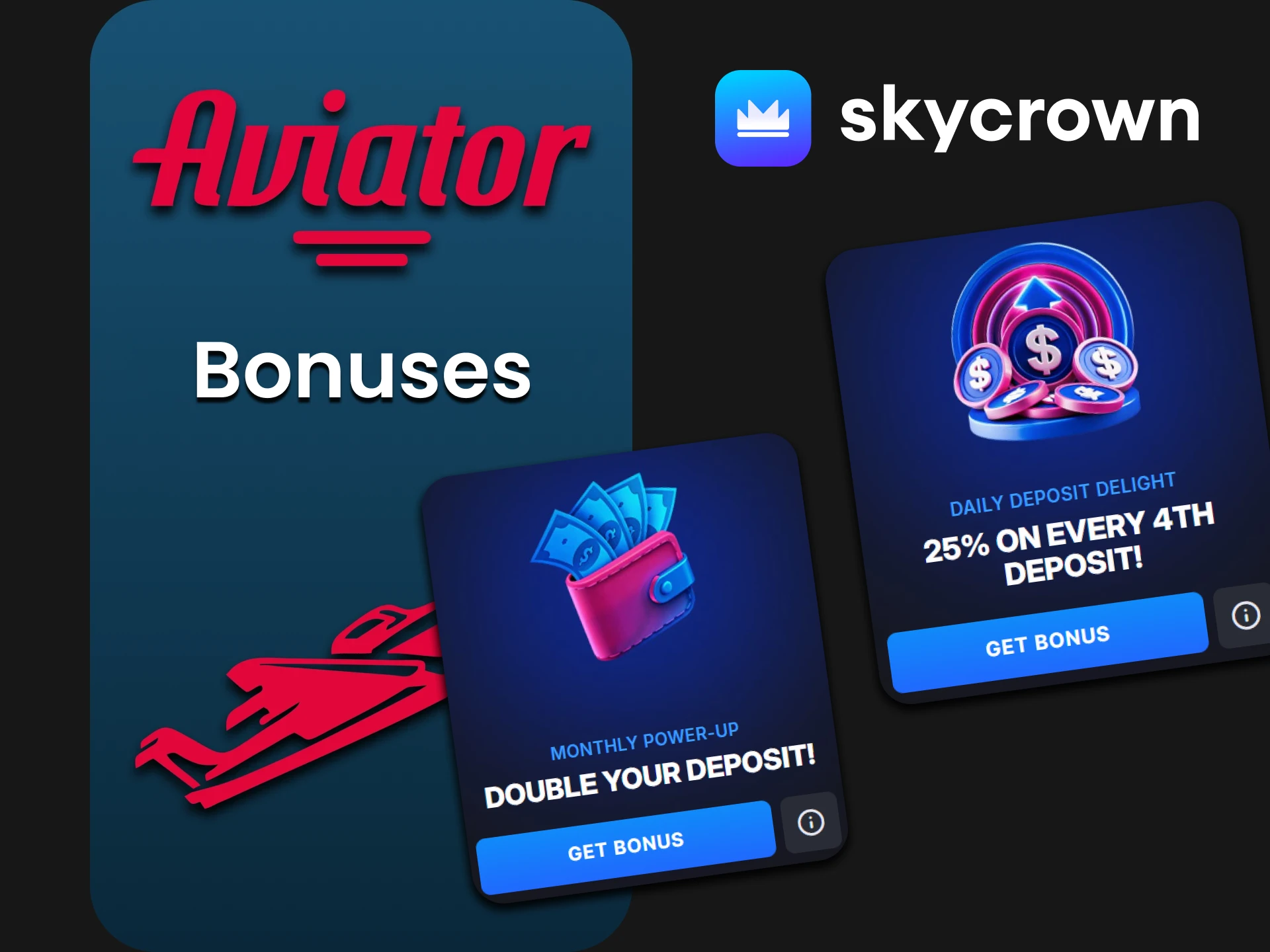 Discover the bonuses offered by Skycrown for Aviator players.