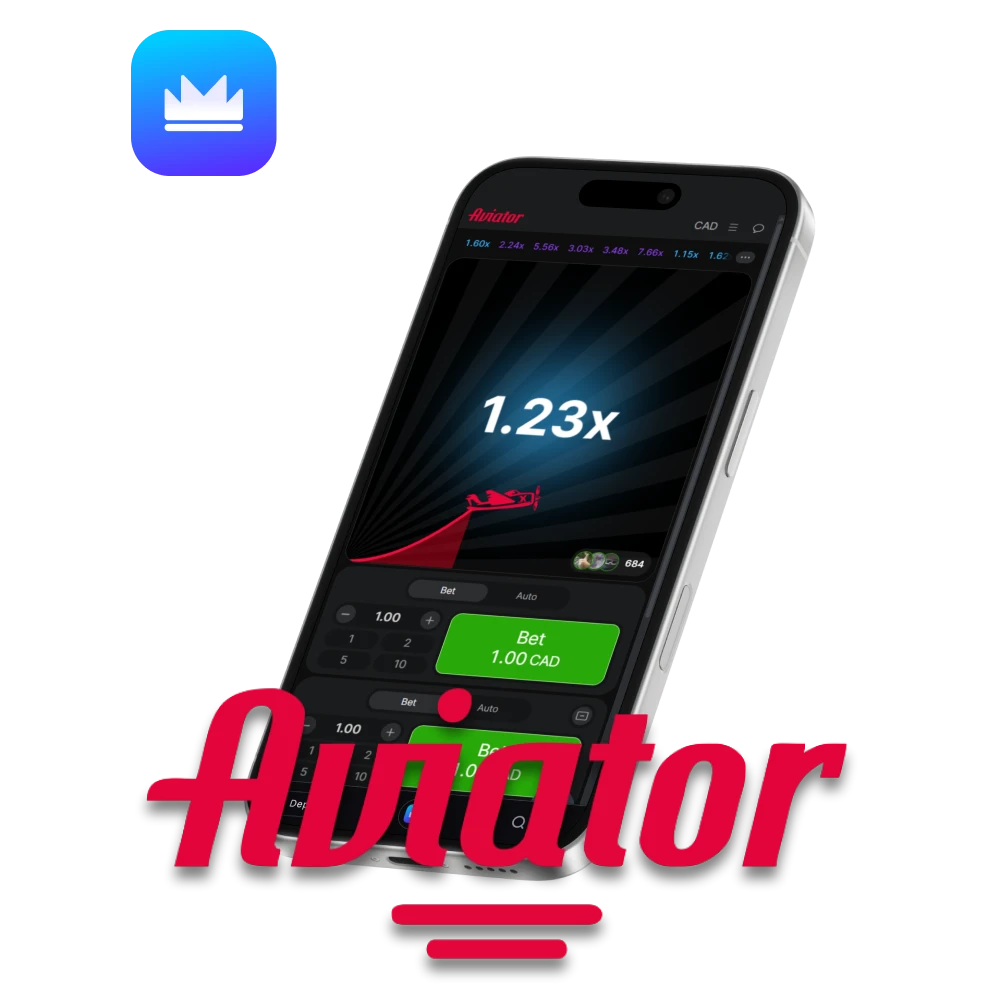 Install the Skycrown app to play Aviator.